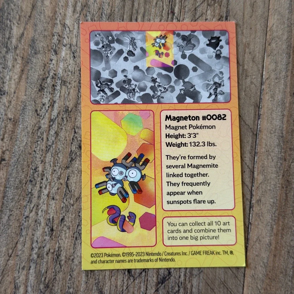 Pokemon TCG Scarlet & Violet 151 Mini Tin Magneton 0082 Empty Tin Art Card Coin